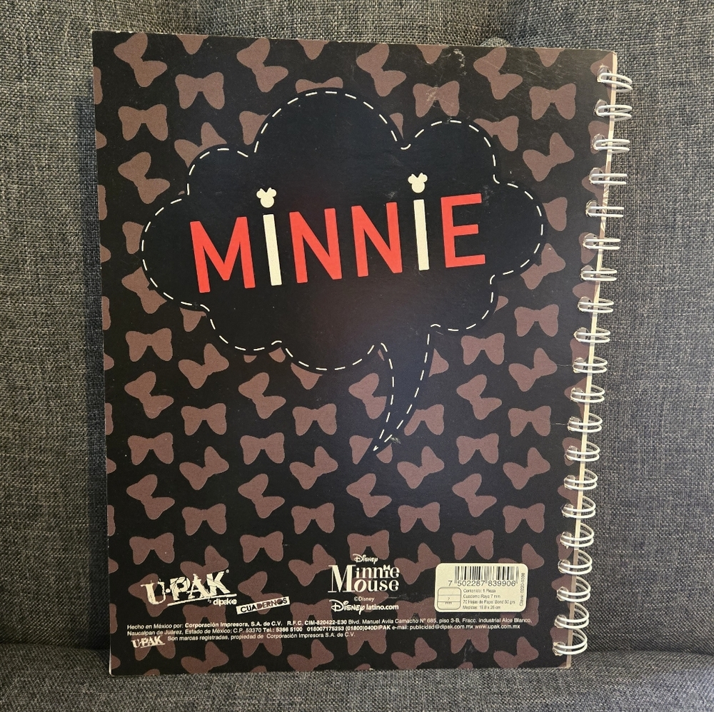 🍒🍒 Minnie Mouse Notebook - Picture 3 of 9